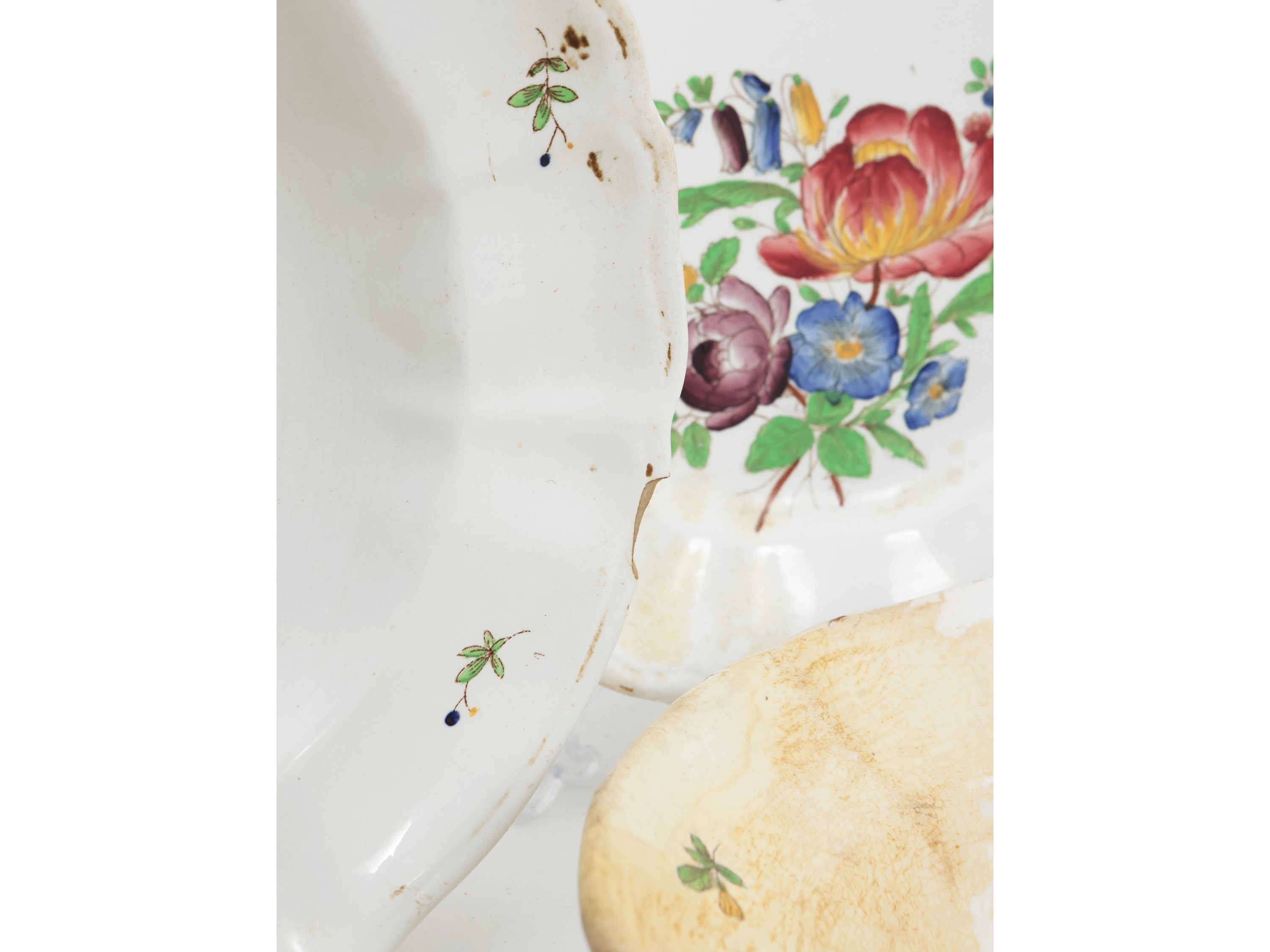 Set di Piatti in Terraglia, Decoro Strasburgo, Società Ceramica Richard
