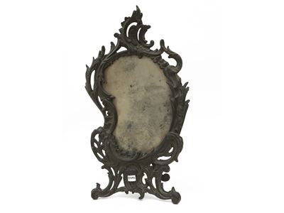 Specchiera da Toilette con Cornice in Metallo