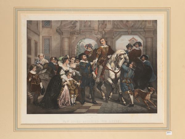 Van Dycks abschied von Rubens  (Metà del XIX secolo)  - Asta Una collezione di stampe - parte II - Maison Bibelot - Casa d'Aste Firenze - Milano