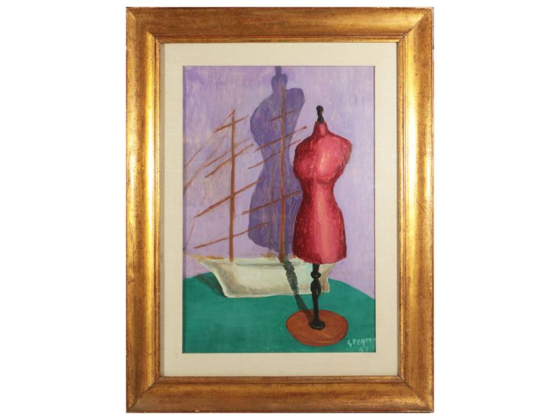 Guido Peyron - Donna al Mare 1957