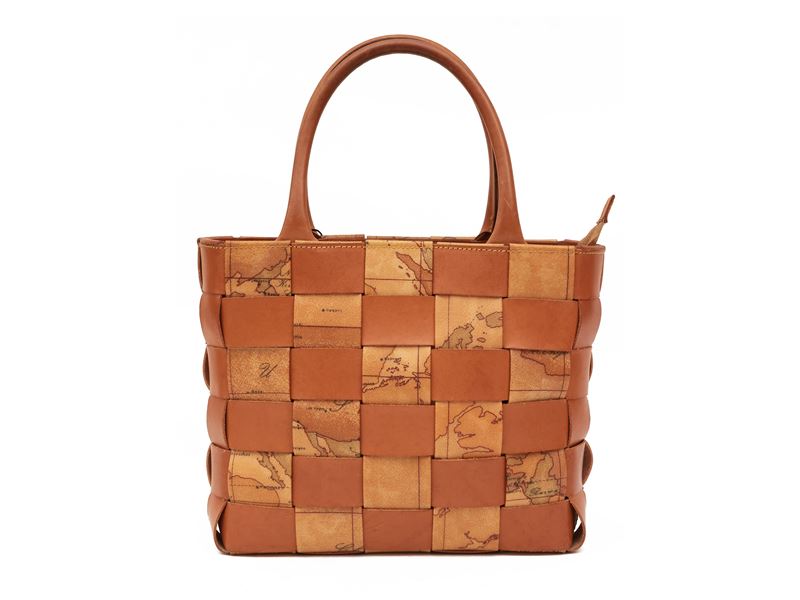 Alviero Martini, Borsetta in Pelle Intrecciata