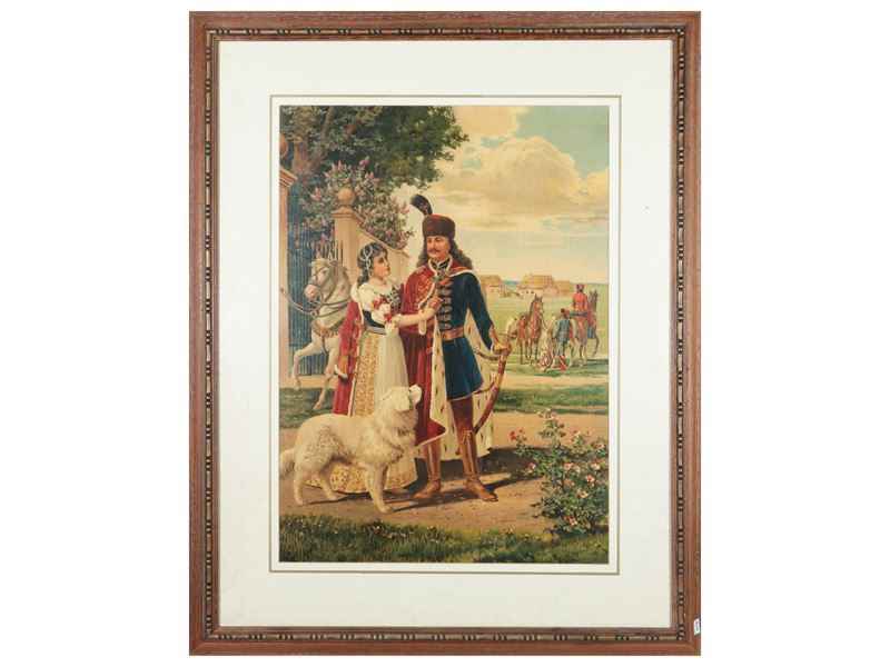 Francesco II Rákóczi e la Contessa Ilona Zrínyi