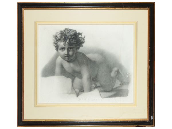 Figure d'enfant  (XIX secolo)  - Asta Una collezione di stampe - parte II - Maison Bibelot - Casa d'Aste Firenze - Milano