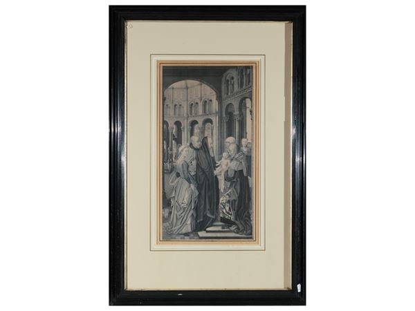Presentazione al tempio  (XIX secolo)  - Asta Una collezione di stampe - parte II - Maison Bibelot - Casa d'Aste Firenze - Milano