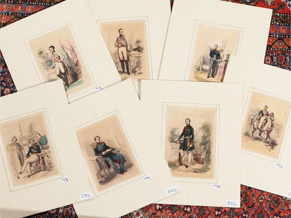 Scene militari  (XIX secolo)  - Asta Una collezione di stampe - parte II - Maison Bibelot - Casa d'Aste Firenze - Milano