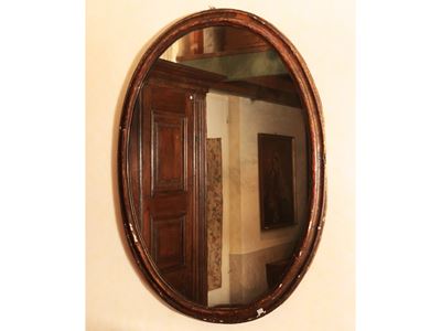 Cornice Ovale in Legno Laccato