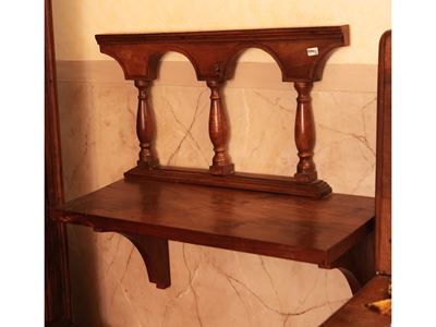 Coppia di Piccole Balaustre in Noce