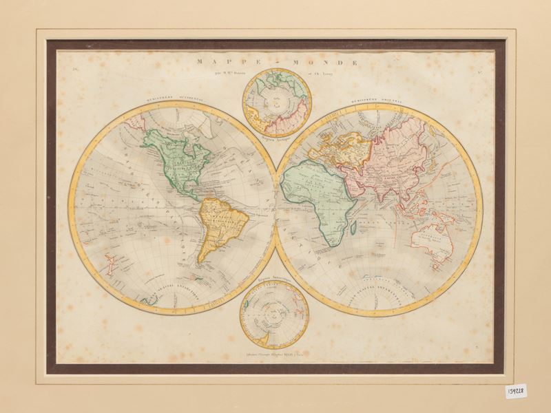 Mappe Monde Par M. M.rs Drioux Et Ch. Leroy