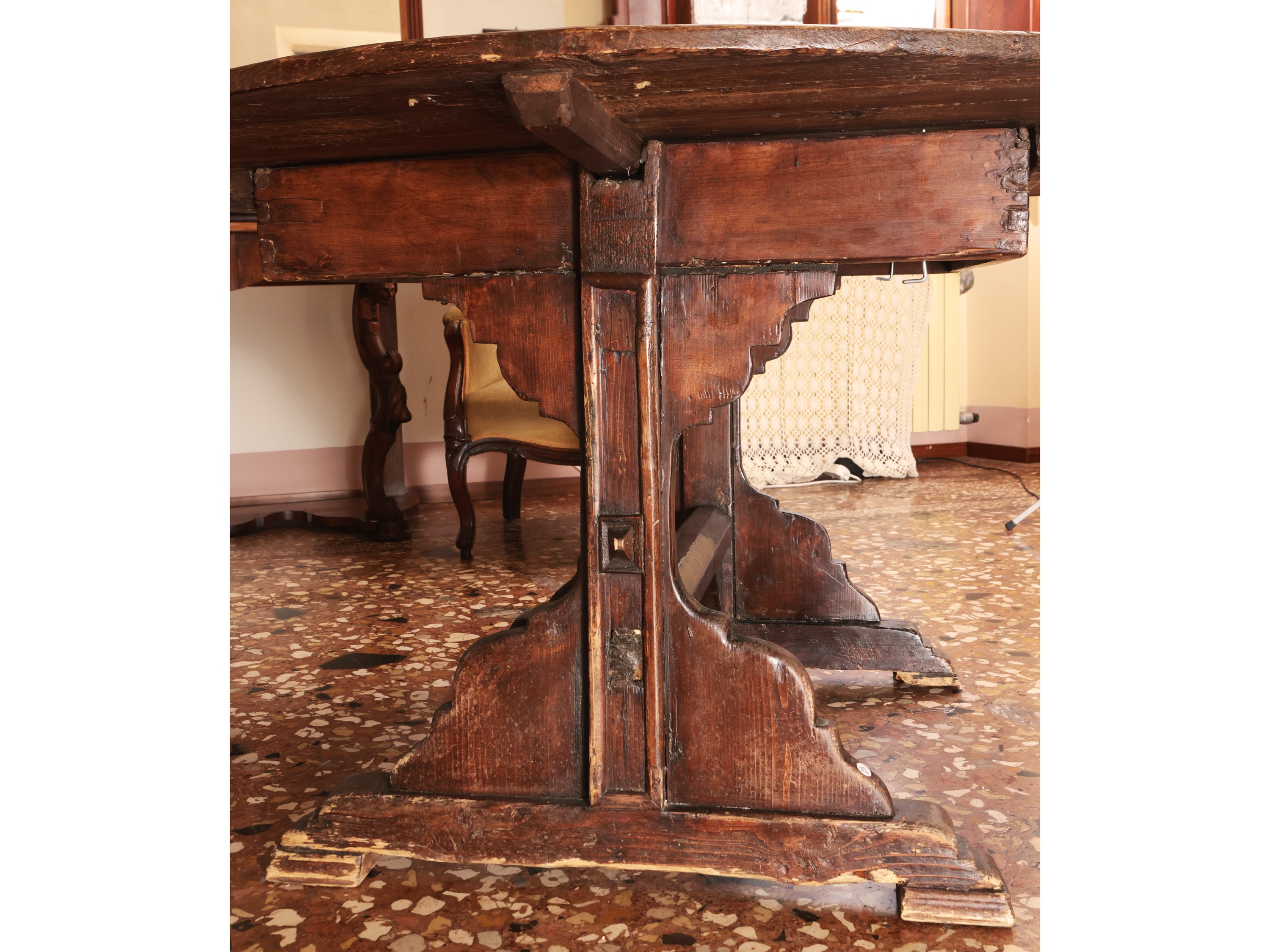 Tavolo Rustico in Legno Tenero