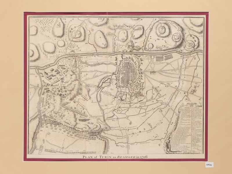Plan Of Turin As Besieged in 1706