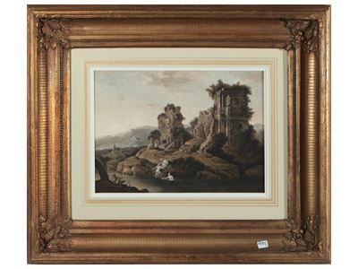 Bagno delle Ninfe con Rovine
