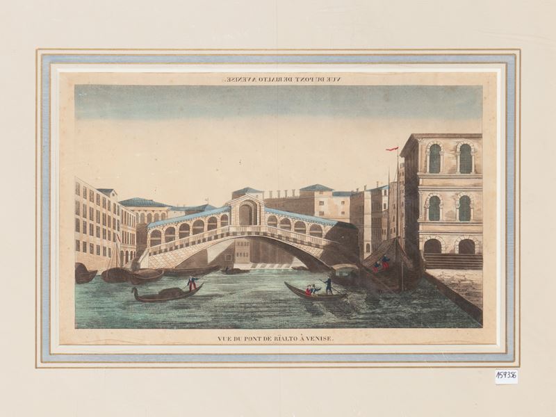 Vue Du Pont De Rialto À Venise