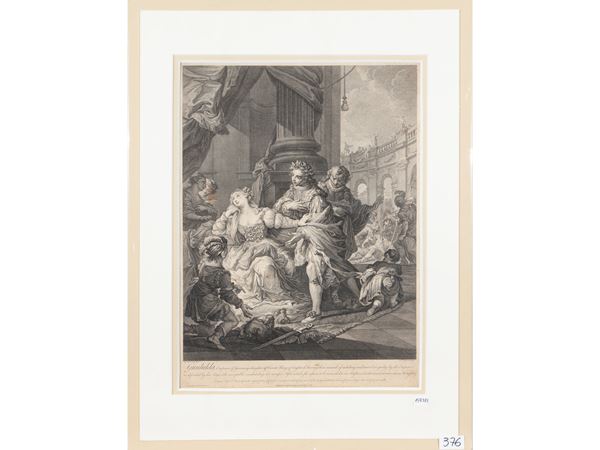 Gunhilda  (Metà del XVIII secolo)  - Asta Una collezione di stampe - parte II - Maison Bibelot - Casa d'Aste Firenze - Milano