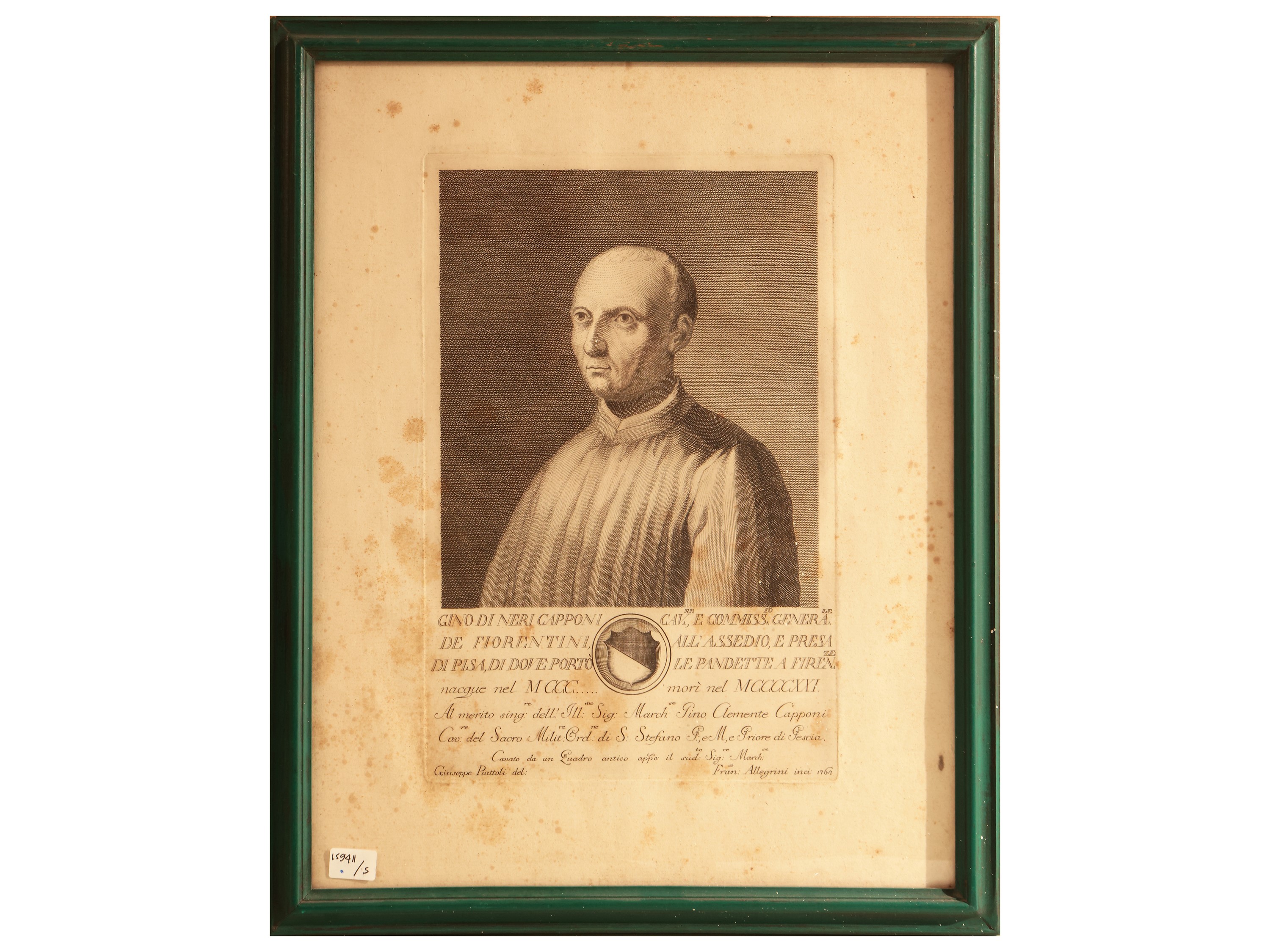 Francesco Allegrini - Ritratti di Personaggi Illustri