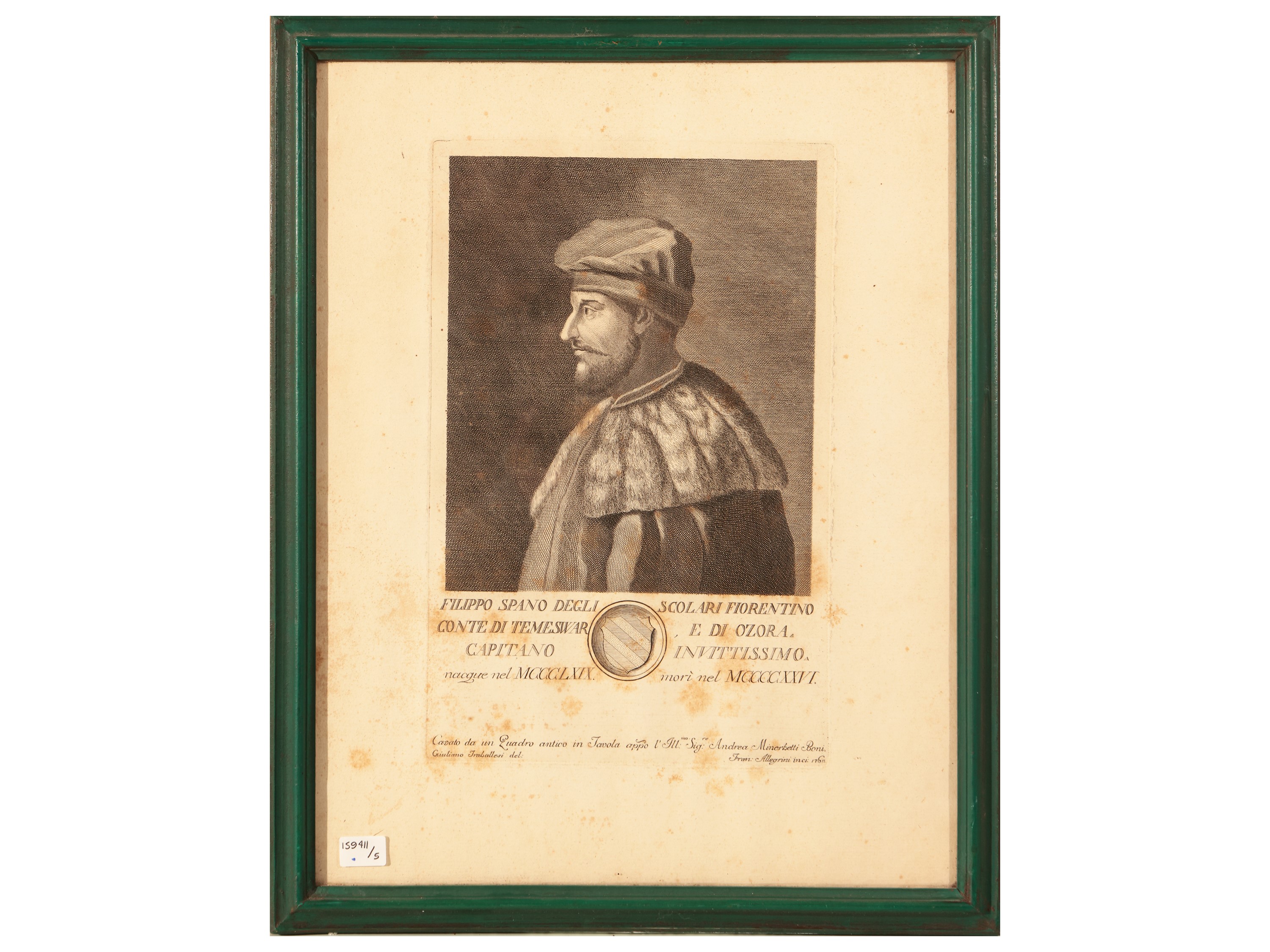 Francesco Allegrini - Ritratti di Personaggi Illustri