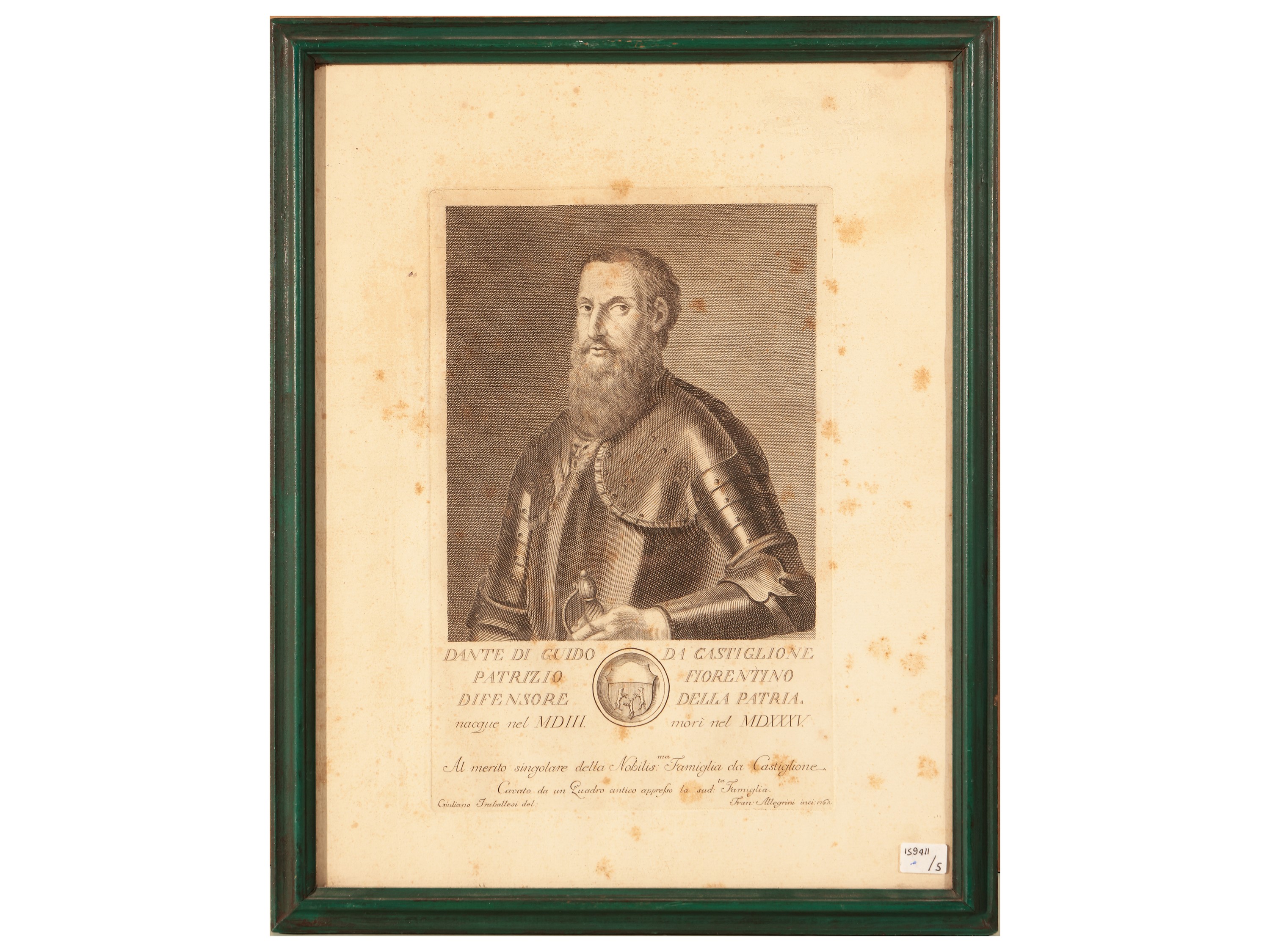 Francesco Allegrini - Ritratti di Personaggi Illustri
