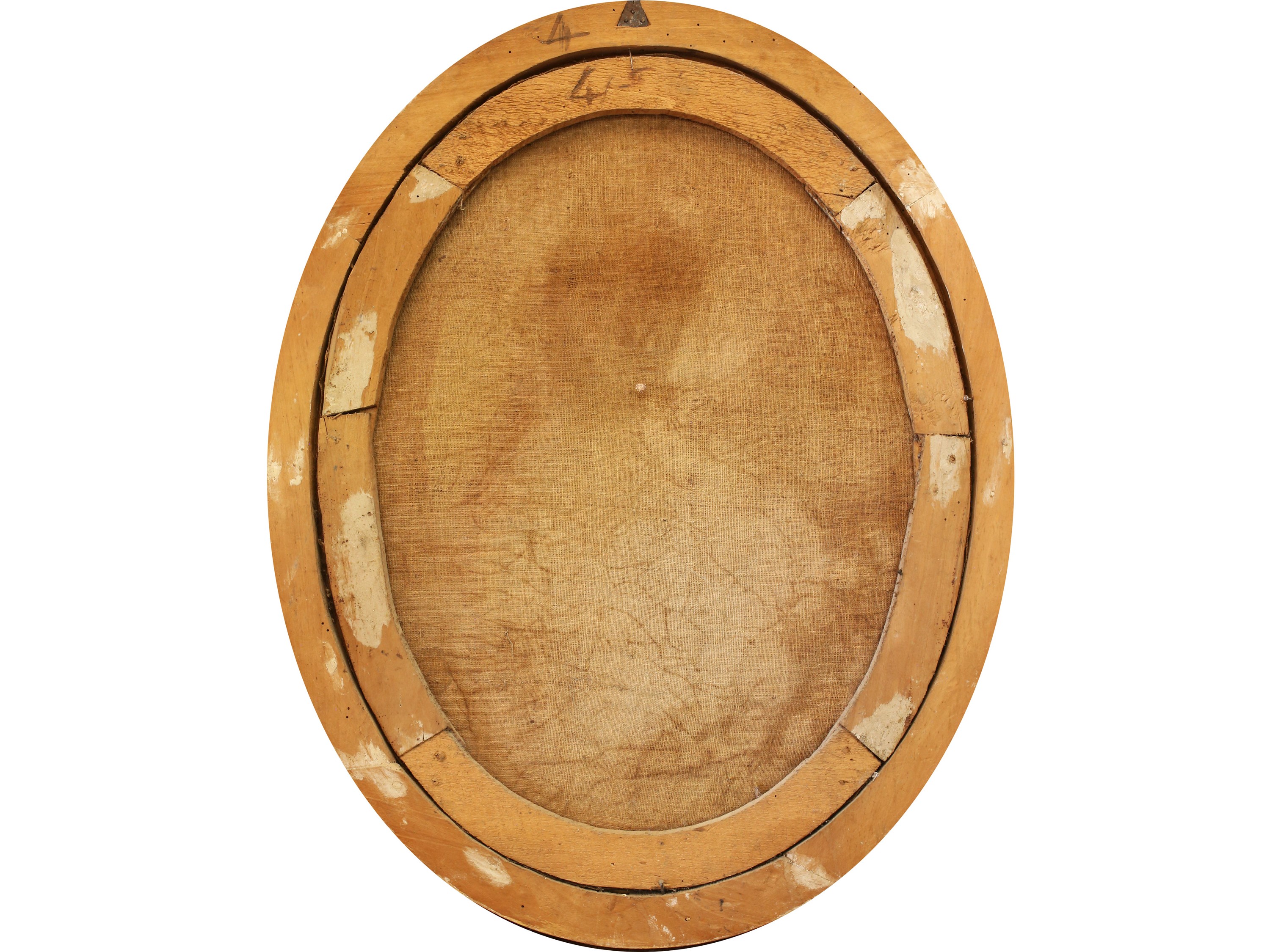 Ritratto di dama con veste ocra e bianca