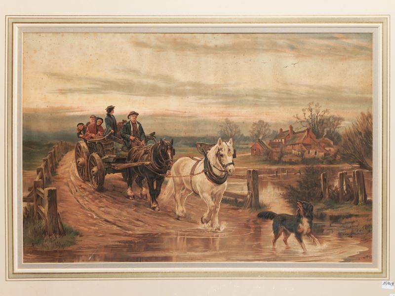 Tilford Bridge in The Time Of Flood