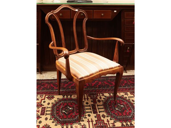 Mahogany armchair