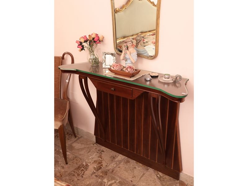 Piccola Console in Mogano