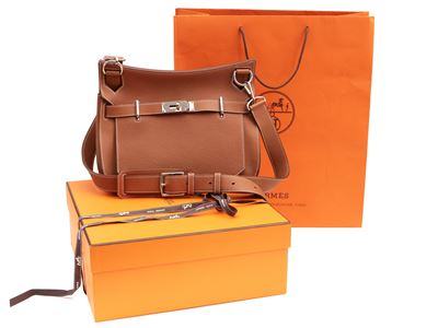 Hermès, Borsa 'jypsière 28' Color Biscotto