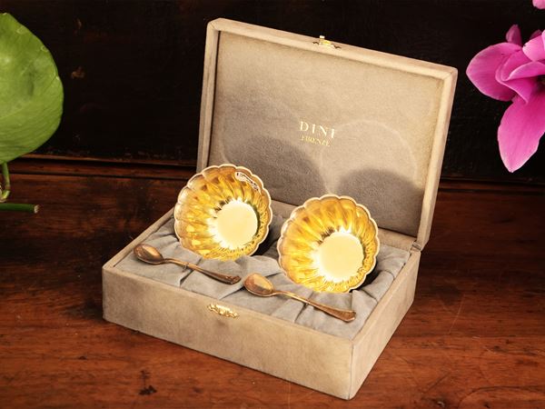 Pair of silver salt shakers, Dini Firenze  - Auction The modern house - Maison Bibelot - Casa d'Aste Firenze - Milano