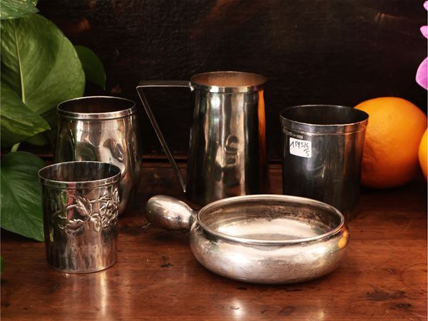 Lot of silver table accessories, Brandimarte  - Auction The modern house - Maison Bibelot - Casa d'Aste Firenze - Milano