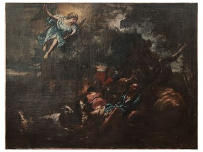 Cerchia di Livio Mehus, Annuncio ai Pastori