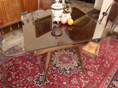 Tavolino da Gioco in Legno Tenero