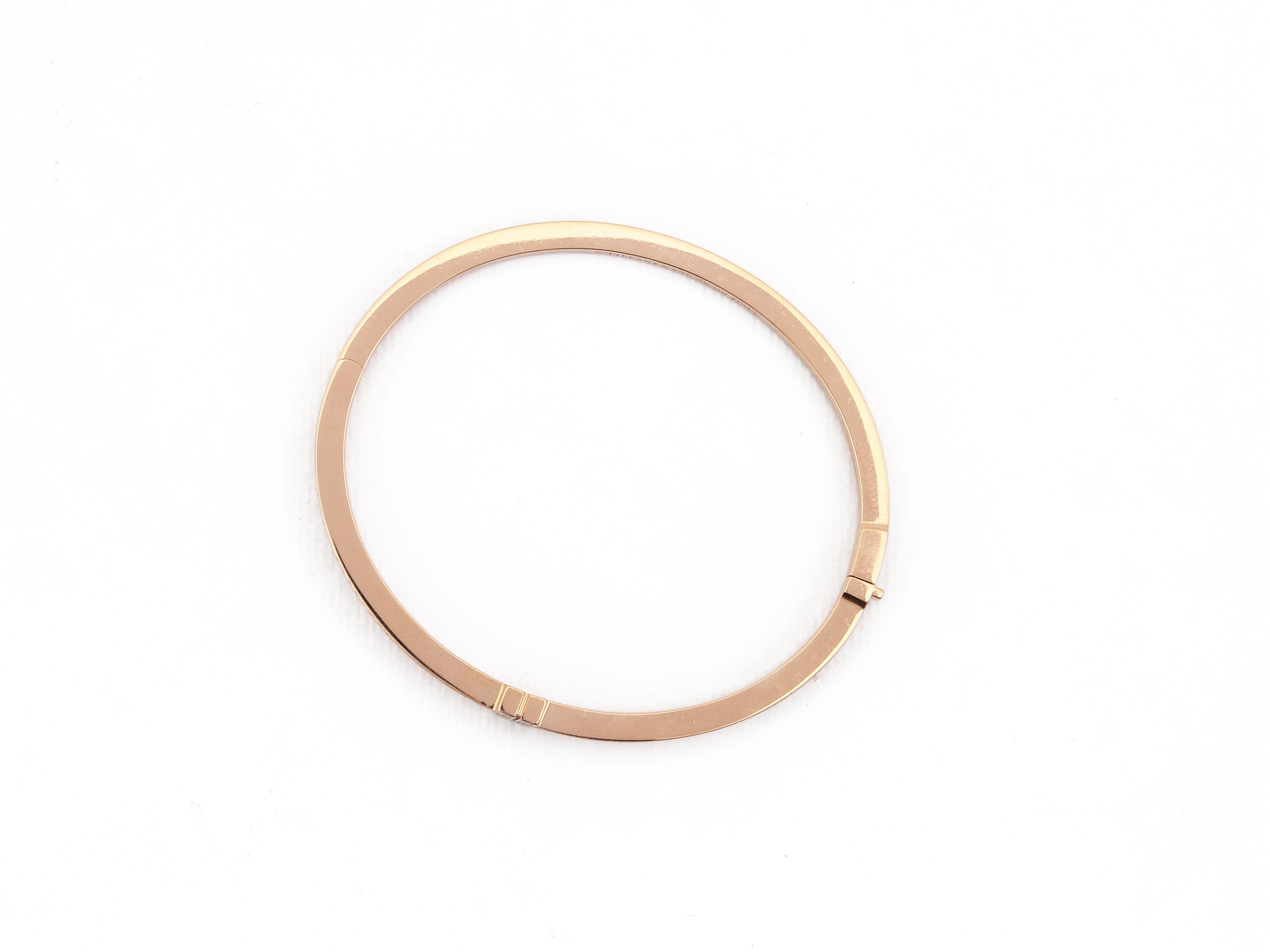 Tiffany & Co 'tiffany T', Bracciale Rigido Wire in Oro Rosa e Diamanti