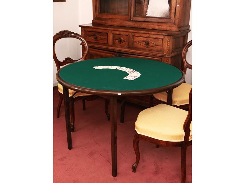 Tavolino Pieghevole da Gioco in Faggio