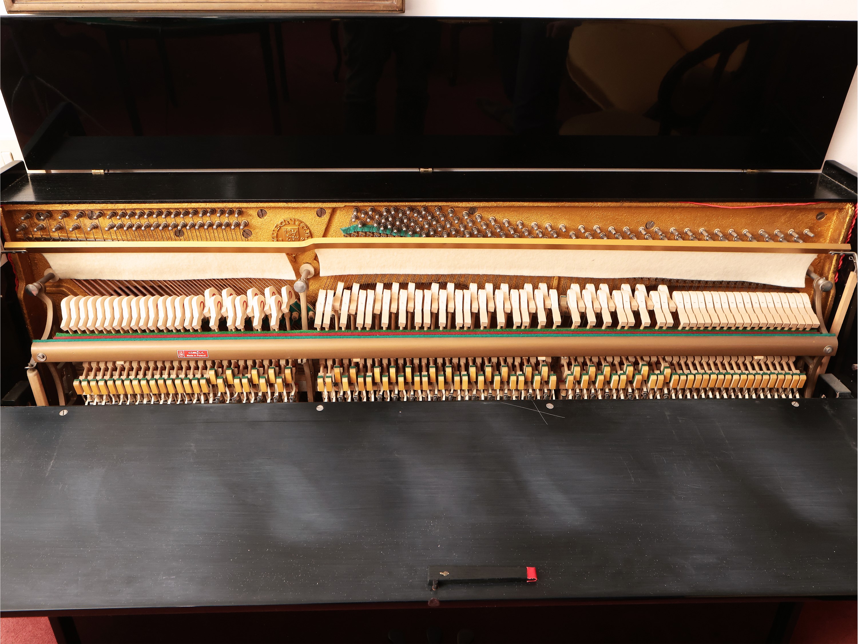 Pianoforte Verticale in Legno Ebanizzato, Rosenbach