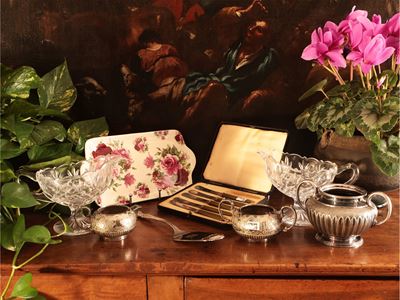 Lotto di Accessori per Servire la Colazione