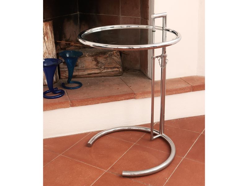 Tavolino da Appoggio e 1027, Eileen Grey, Produzione Alivar