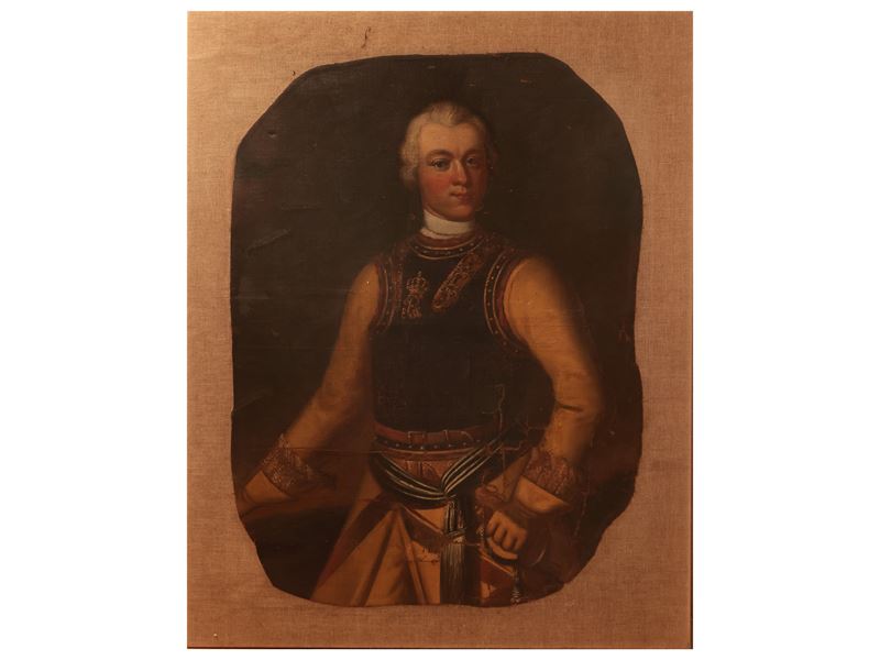 Scuola Tedesca del XVIII Secolo - Ritratto di Kersten Friederick Von Schencke