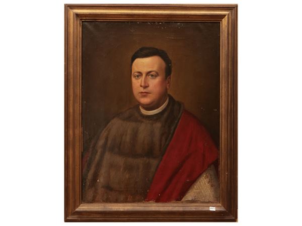 Scuola Italiana del XX secolo - Ritratto di prelato