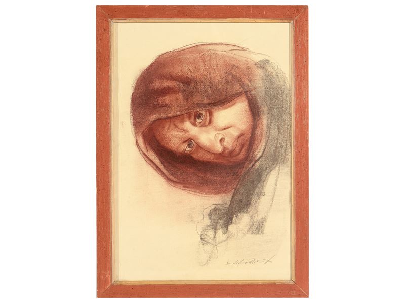 Silvestro Pistolesi - Volto di Donna