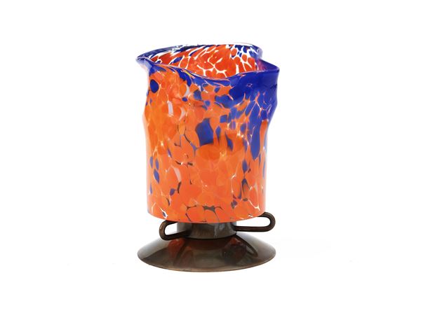 Goto de fornasa candle holder, Barovier & Toso (furnace glass)