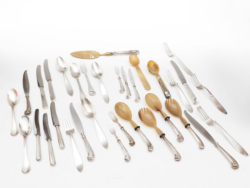 Miscellanea di Posate D'epoca in Argento