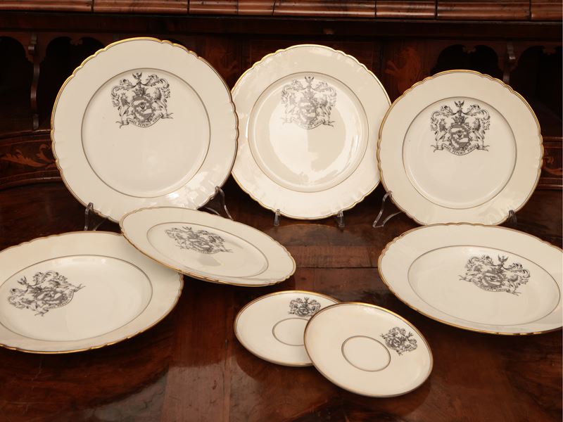 Assortimento di Piatti in Porcellana, Ginori