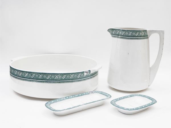Set da toilette in ceramica, Società Ceramica Richard