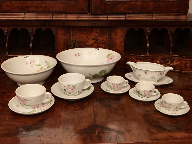 Assortimento di Accessori per la Tavola in Porcellana, Richard Ginori