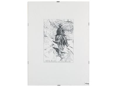 Buttero a Cavallo 2002, da G. Fattori Firenze Gabinetto Disegni e Stampe Gallerie degli Uffizi