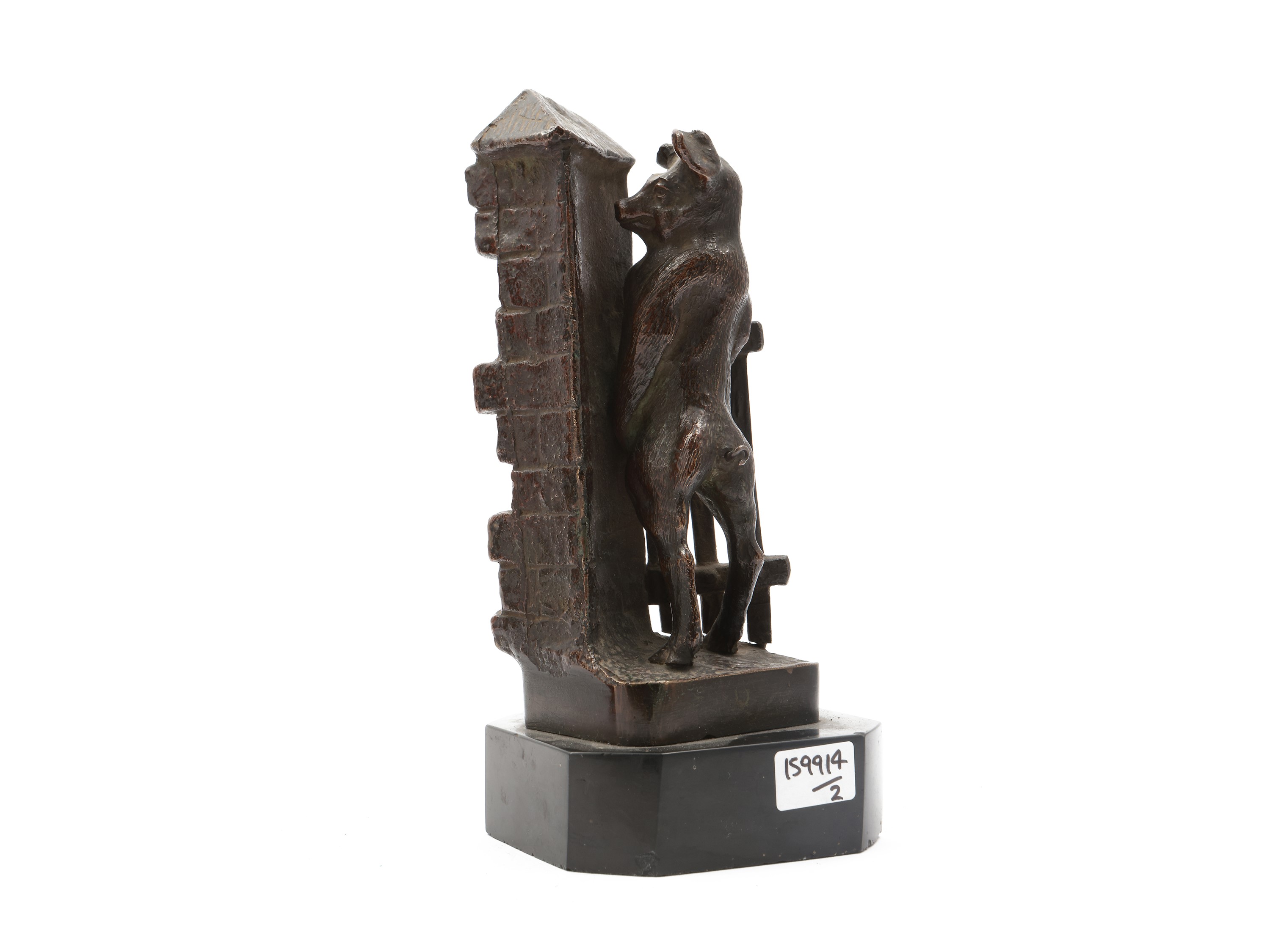 Due Piccole Sculture in Metallo