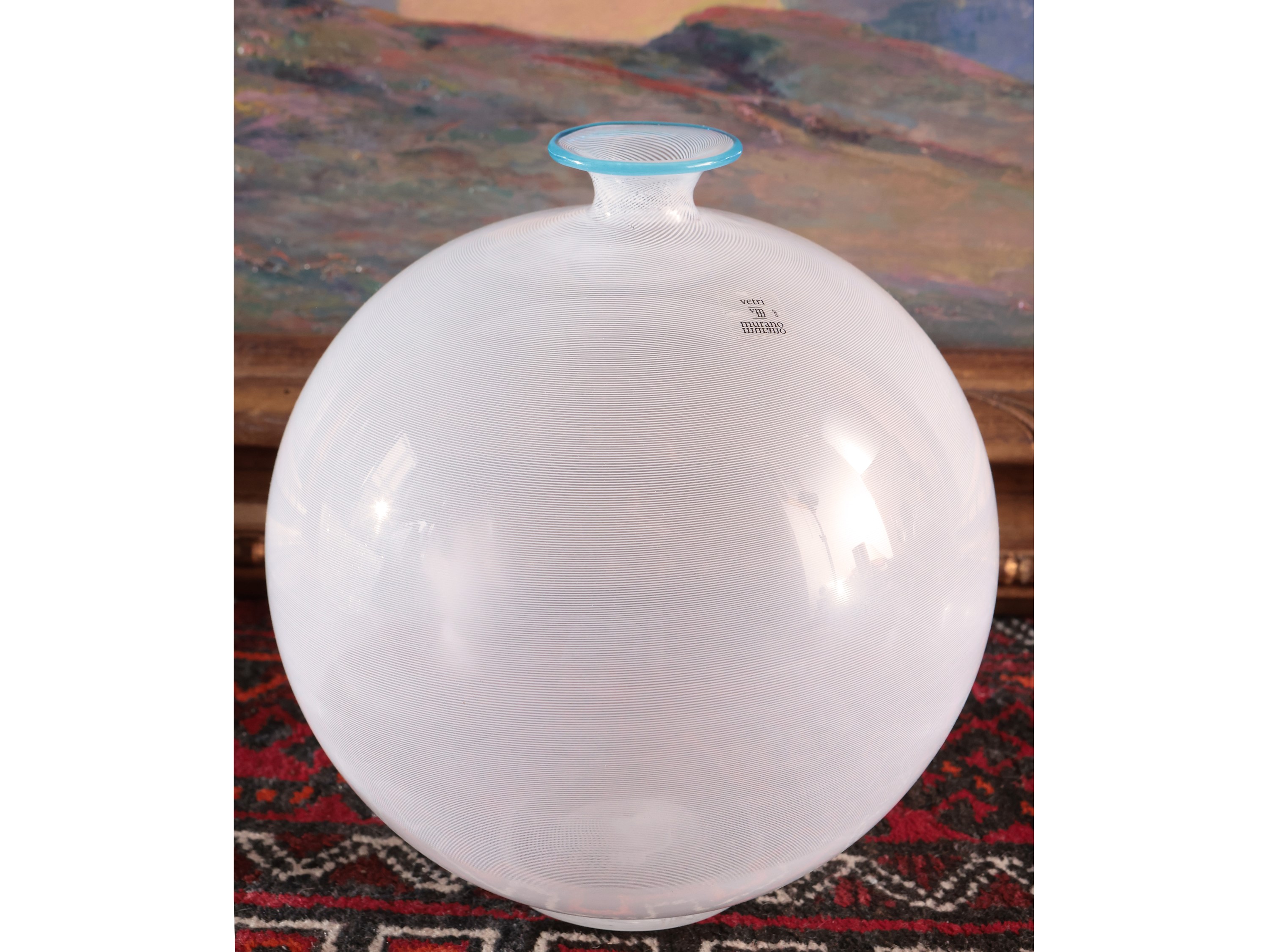 Vaso Barovier & Toso di Forma Sferica