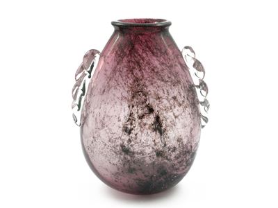 Vaso "crepuscolo Rosato" Ercole Barovier e Ferro Toso (attribuito)