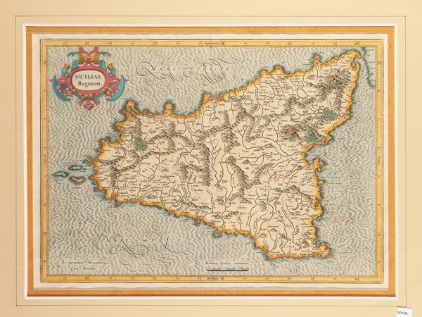 Gerhard Mercator - Siciliae Regnum (around 1630)