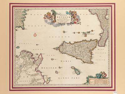 Regnum Siciliae Cum Circumjacentibus Regnis Et Insulis (1680)