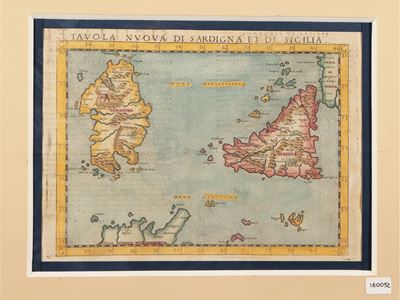 Tavola Nuova di Sardigna Et di Sicilia 1674