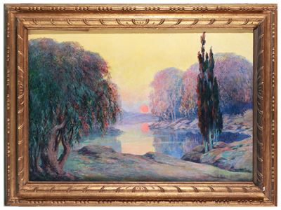 Paesaggio al Tramonto